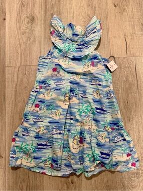 Vineyard Vines by Target Limited Edition Girls' Tropical Sundress - Blue Multi